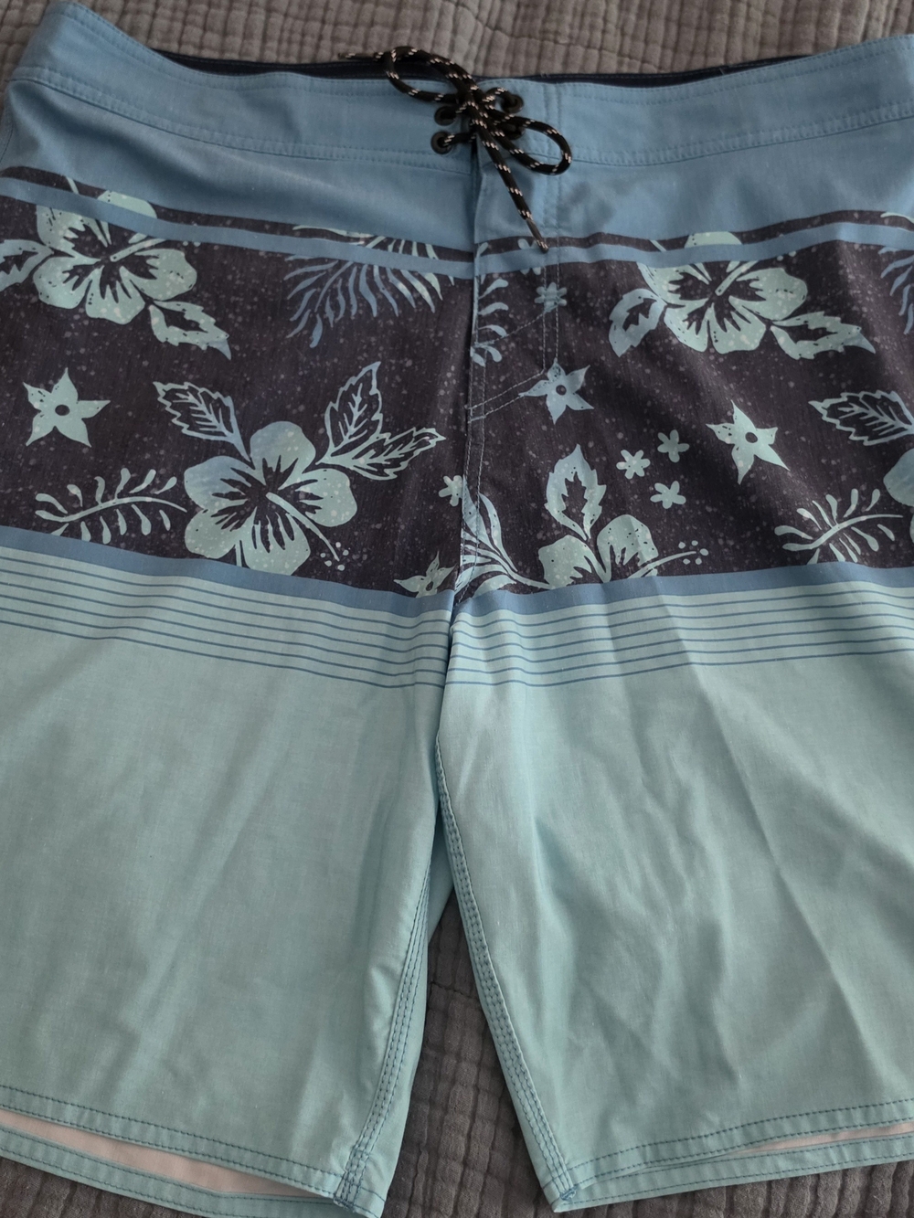 O'Neill Light Blue Floral Board Shorts